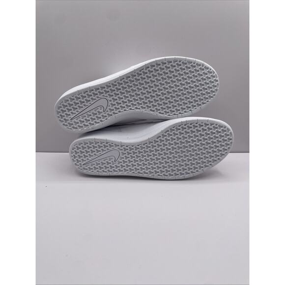 Size 10.5 - Nike Force 58 Premium SB Triple White Skateboarding Shoe DH7505-100 - Picture 8 of 10